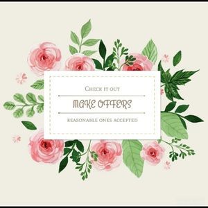 Please make an offer on anything you like!